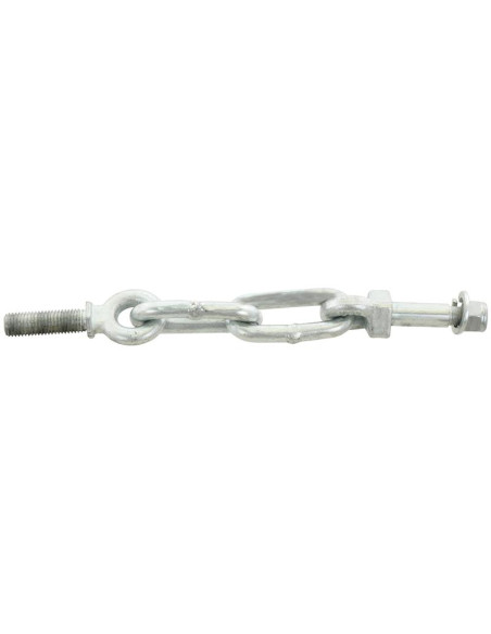 Conjunto Cadena de Seguridad - Número de enlaces: 4 - Ø orificio20x76mm