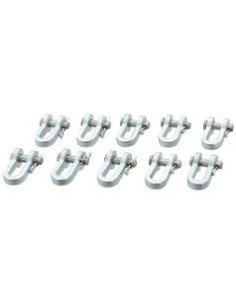 Grillete D, Ø pasador8mm, Anchura de mordaza: 18mm