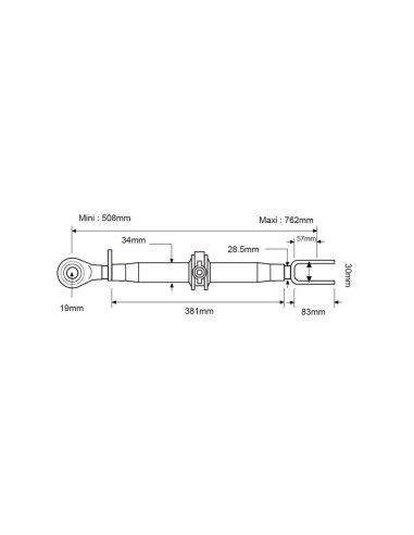 Conjunto Tercer Punto - Ball and Clevis
