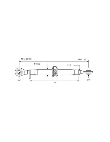 Conjunto Tercer Punto - Doble Rótula