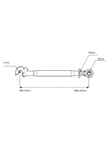 Tercer Punto (Cat.2/2) Rótula y CBM Enganche...