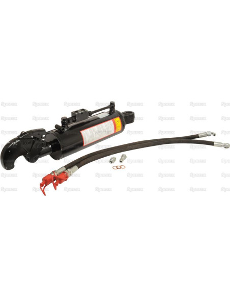 Tercer Punto Hidráulico (Cat.-/4) y CBM Enganche rápido, Orificio del cilindro: 120mm, Mín. Longitud : 650mm.