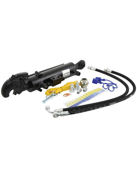 Tercer Punto Hidráulico (Cat.1/2) Rótula y CBM Enganche rápido, Orificio del cilindro: 70mm, Mín. Longitud : 550mm.