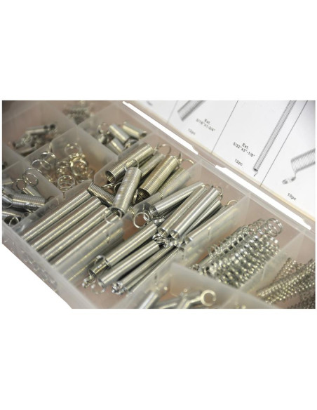 Muelles de Tensión y Compresión (200 pzas.) Caja
