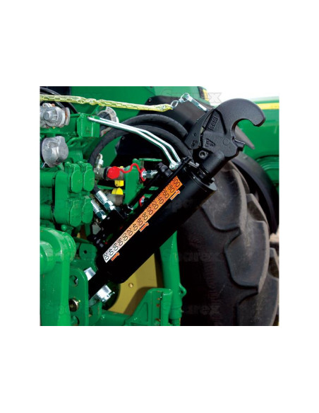 Tercer Punto Hidráulico (Cat.3/3) Nudo y CBM Enganche rápido, Orificio del cilindro: 90mm, Mín. Longitud : 650mm.