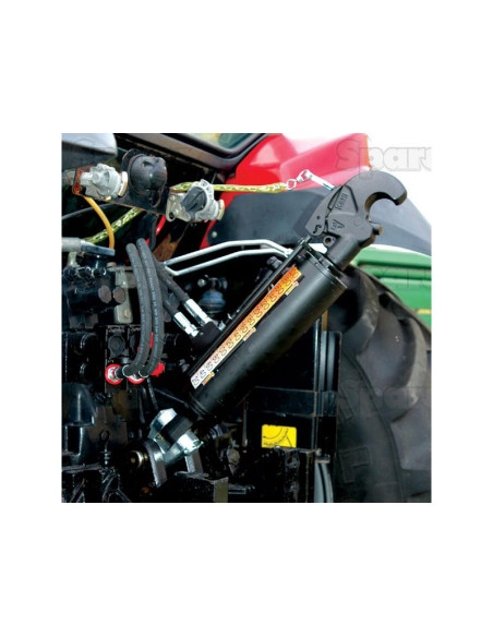 Tercer Punto Hidráulico (Cat.3/3) Nudo y CBM Enganche rápido, Orificio del cilindro: 90mm, Mín. Longitud : 650mm.