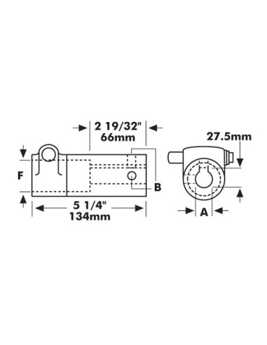 Adaptador Bomba Toma de Fuerza - Ø...