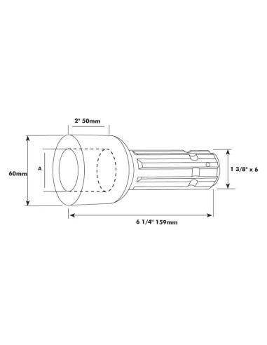 Adaptador Bomba Toma de Fuerza - Ø orificio25mm...