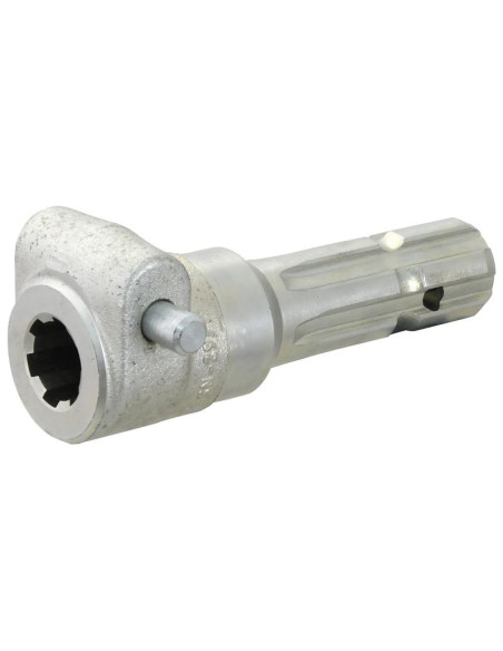 Adaptador Toma de Fuerza - Chaveta hembra 1 1/8'' - 6 x Chaveta macho 1 3/8'' - 6 con Pasador Enganche Rápido.