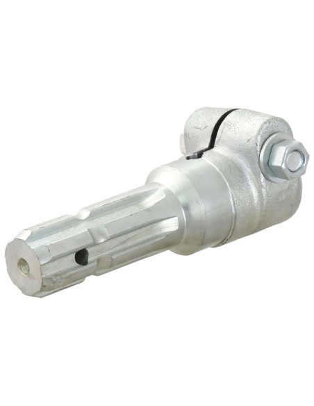 Adaptador Toma de Fuerza - Chaveta hembra 1 1/8'' - 6 x Chaveta macho 1 3/8'' - 6 con Tornillo Abrazadera.