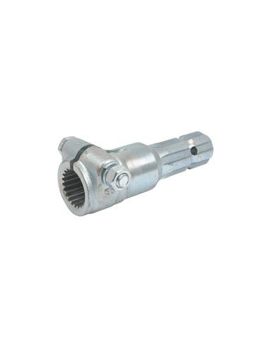 Adaptador Toma de Fuerza - Chaveta hembra 1 3/8'' - 21 x Chaveta macho 1 3/8'' - 6 con Tornillo Abrazadera.