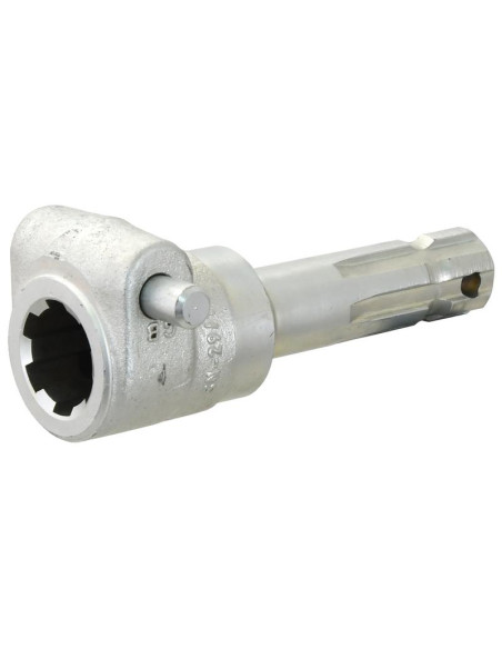 Adaptador Toma de Fuerza - Chaveta hembra 1 3/8'' - 6 x Chaveta macho 1 1/8'' - 6 con Pasador Enganche Rápido.