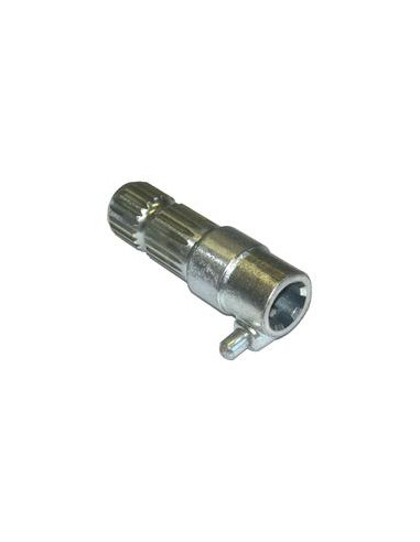 Adaptador Toma de Fuerza - Chaveta hembra 1 3/8'' - 6 x Chaveta macho 1 3/4'' - 20 con Pasador Enganche Rápido.