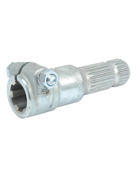 Adaptador Toma de Fuerza - Chaveta hembra 1 3/8'' - 6 x Chaveta macho 1 3/8'' - 21 con Tornillo Abrazadera.