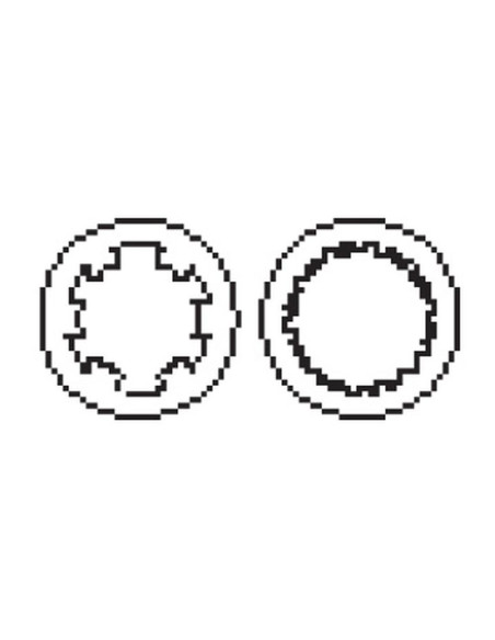 Adaptador Toma de Fuerza - Chaveta hembra 1 3/8'' - 6 x Chaveta macho 1 3/8'' - 6 con