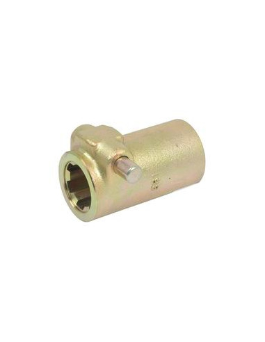 Casquillo Enganche Rápido Toma de Fuerza - Chaveta hembra 1 3/8'' - 6 con Pasador Enganche Rápido.