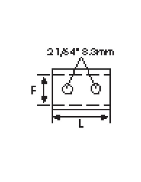 Casquillo Estriado Toma de Fuerza - Chaveta hembra 1 1/8'' - 6 con