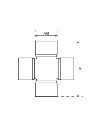 Cruceta - 30.2 x 92mm (Reforzado Función)