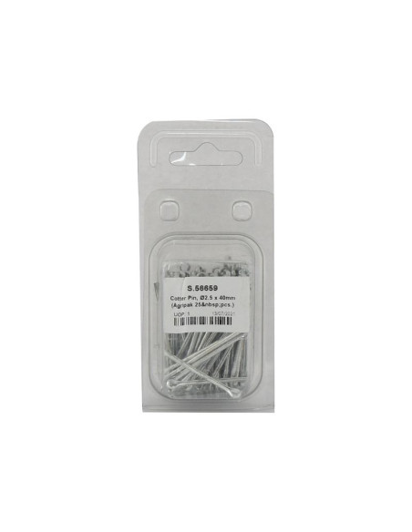 Pasadores Aleta, Ø2.5 x 40mm (Blister 25 pzas.)