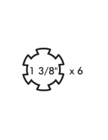 Horquilla Toma de Fuerza - con Enganche Rápido (Tamaño U/J: 22 x 54.8mm) Tamaño: 1 3/8''-6 Estrias
