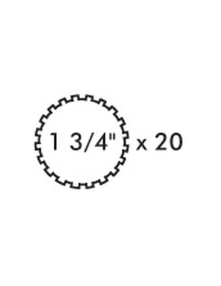 Horquilla Toma de Fuerza - con Enganche Rápido (Tamaño U/J: 35 x 94mm) Tamaño: 1 3/4''-20 Estrias