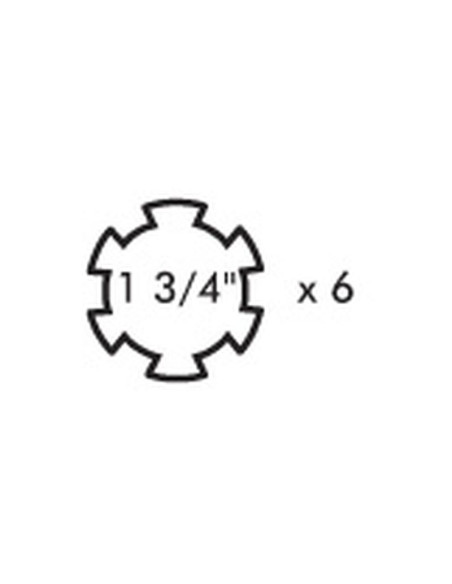 Horquilla Toma de Fuerza - con Enganche Rápido (Tamaño U/J: 35 x 94mm) Tamaño: 1 3/4''-6 Estrias