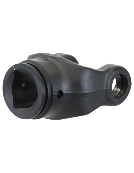 Horquilla Tubo Toma de Fuerza (Tamaño U/J: 27 x 74.5mm) Perfil: Triangular, Tamaño: 36 x 36 x 4.5mm, Ref.: 12507.