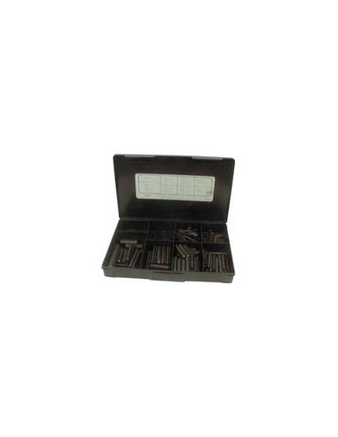 Pasador Elastica - 1/16'' - 1/2'', 172 pzas. (Din: 1481) Caja.