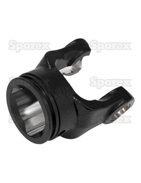 Horquilla Tubo Toma de Fuerza (Tamaño U/J: 41 x 108mm) Perfil: Triangular, Tamaño: 54 x 54 x 5mm, Ref.: 12513.