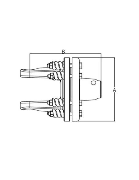 Embrague de Fricción Toma de Fuerza (Tamaño U/J: 30.2 x 92mm) Tamaño: 1 3/8''-6 Estrias