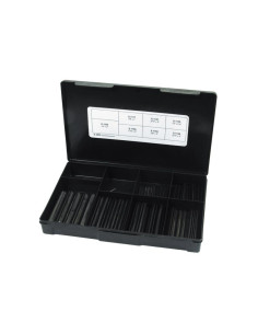 Pasador Elastica - 1/8'' - 1/2'', 70 pzas. (Din: 1481) Caja. 2