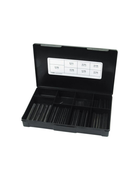 Pasador Elastica - 1/8'' - 1/2'', 70 pzas. (Din: 1481) Caja.