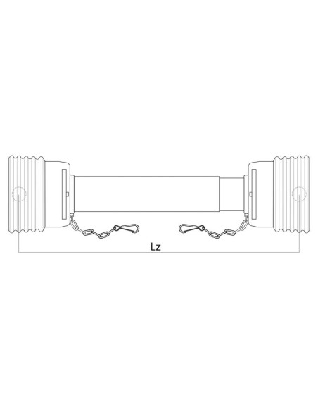 Protector Toma de Fuerza - GARDLOC, Longitud (Lz): 950mm, Tamaño: Large.