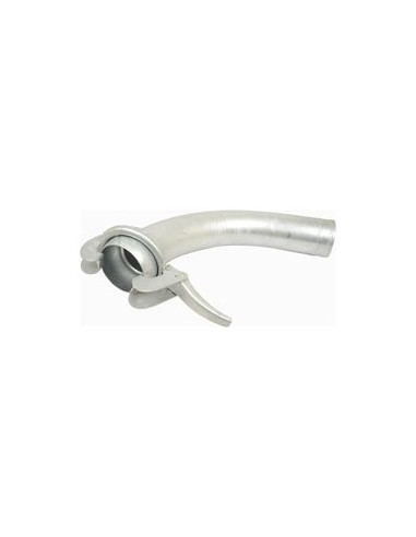 Acoplamiento 90° con extremo manguera - Macho 6'' (159mm) x6'' (150mm) (galvanizado)