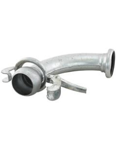 Acoplamiento 90° Macho-Hembra - 4'' (108mm) (galvanizado)