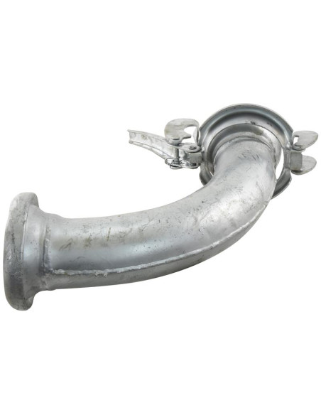 Acoplamiento 90° Macho-Hembra - 4'' (108mm) (galvanizado)