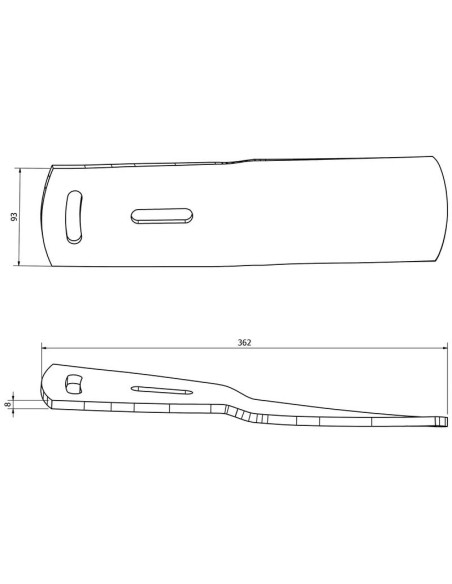 Alargadera - Izdo. (Overum)