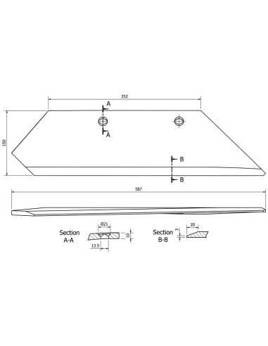 Aleta - Dcho. (Agrolux, Kongskilde, Overum)...