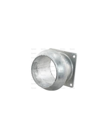 Acoplamiento con brida cuadrada - Macho 6'' (159mm) x (150mm) (galvanizado)