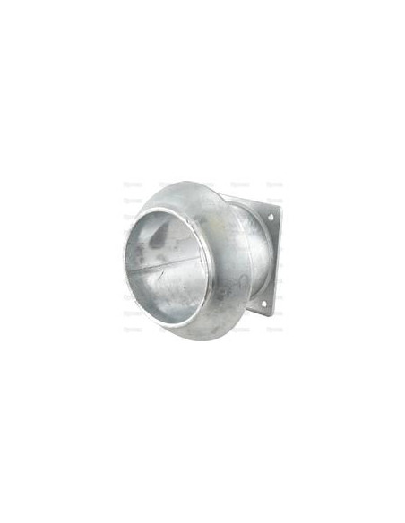 Acoplamiento con brida cuadrada - Macho 8'' (216mm) x (200mm) (galvanizado)