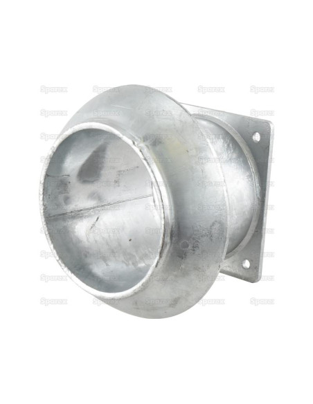 Acoplamiento con brida cuadrada - Macho 8'' (216mm) x (200mm) (galvanizado)