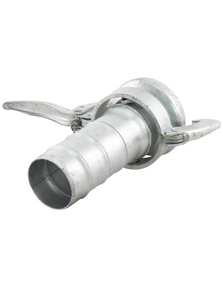 Acoplamiento con extremo manguera - Hembra 4'' (108mm) x4'' (102mm) (galvanizado)