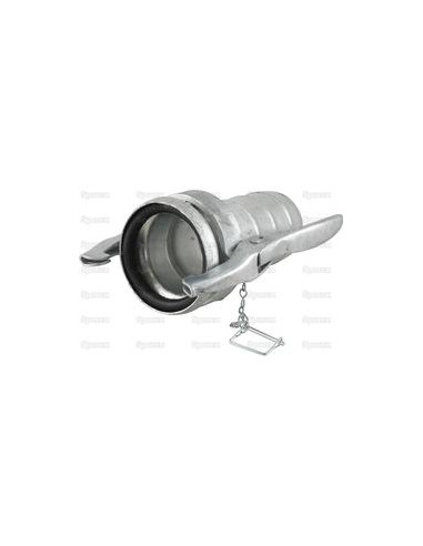 Acoplamiento con extremo manguera - Hembra 5'' (133mm) x5'' (133mm) (galvanizado)