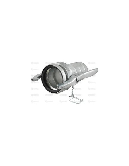 Acoplamiento con extremo manguera - Hembra 5'' (133mm) x5'' (133mm) (galvanizado)