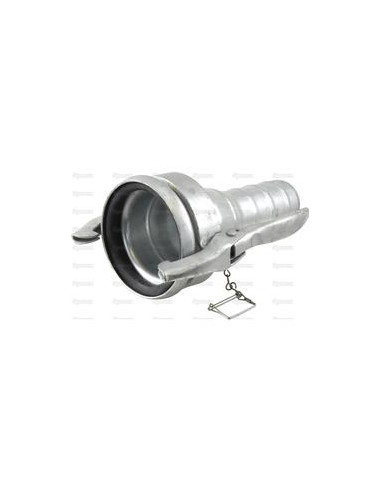 Acoplamiento con extremo manguera - Hembra 6'' (159mm) x4'' (102mm) (galvanizado)
