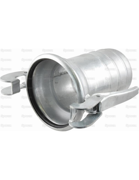 Acoplamiento con extremo manguera - Hembra 8'' (200mm) x8'' (200mm) (galvanizado)