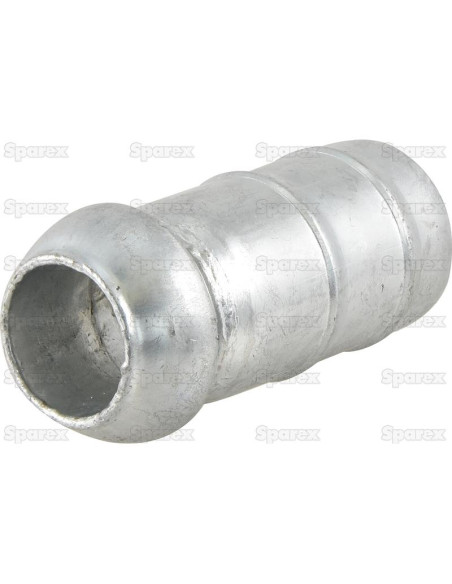Acoplamiento con extremo manguera - Macho 3'' (89mm) x3 1/2'' (89mm) (galvanizado)