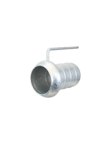 Acoplamiento con extremo manguera y mango - Macho 6'' (159mm) x6'' (150mm) (galvanizado)