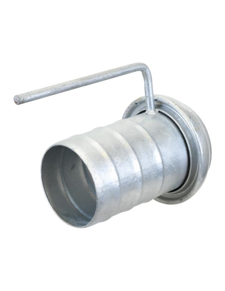 Acoplamiento con extremo manguera y mango - Macho 6'' (159mm) x6'' (150mm) (galvanizado)