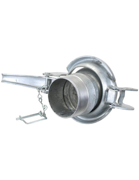 Acoplamiento con rosca - Macho 4'' (108mm) x 4'' BSPT (galvanizado)